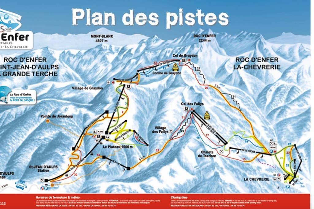 L'Enchalpe, Grand Et Lumineux Studio Avec Coin Montagne 5 Personnes, 60M Des Pistes, Piscine Couverte, Wifi, Grand Balcon Expo Est, Draps Non Compris แซงต์-ฌ็อง-โดลป์ ภายนอก รูปภาพ