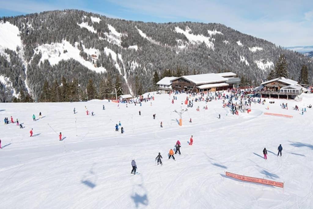 L'Enchalpe, Grand Et Lumineux Studio Avec Coin Montagne 5 Personnes, 60M Des Pistes, Piscine Couverte, Wifi, Grand Balcon Expo Est, Draps Non Compris แซงต์-ฌ็อง-โดลป์ ภายนอก รูปภาพ