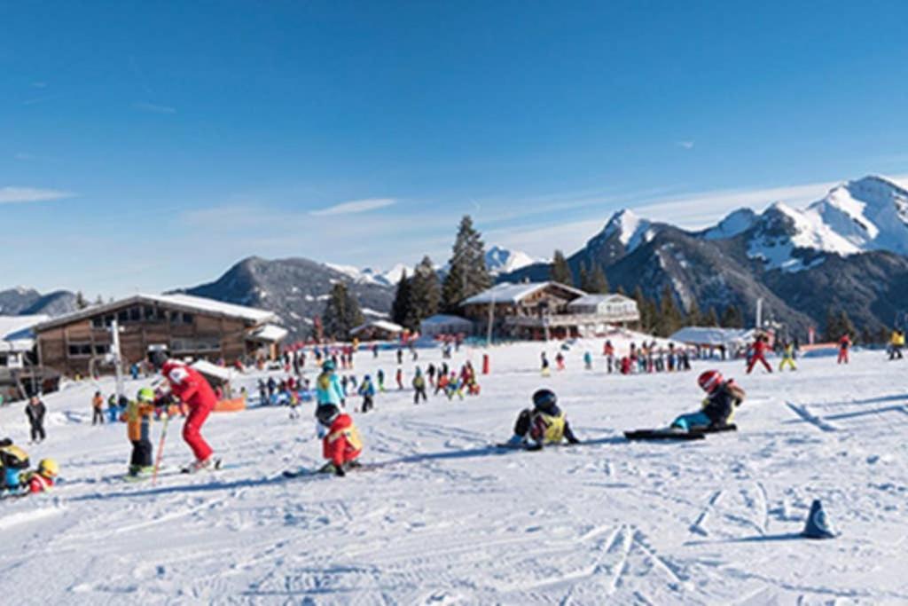 L'Enchalpe, Grand Et Lumineux Studio Avec Coin Montagne 5 Personnes, 60M Des Pistes, Piscine Couverte, Wifi, Grand Balcon Expo Est, Draps Non Compris แซงต์-ฌ็อง-โดลป์ ภายนอก รูปภาพ